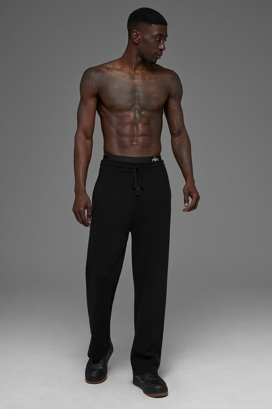 Pantalon De Survêtement Coupe Droite Scholar - Noir