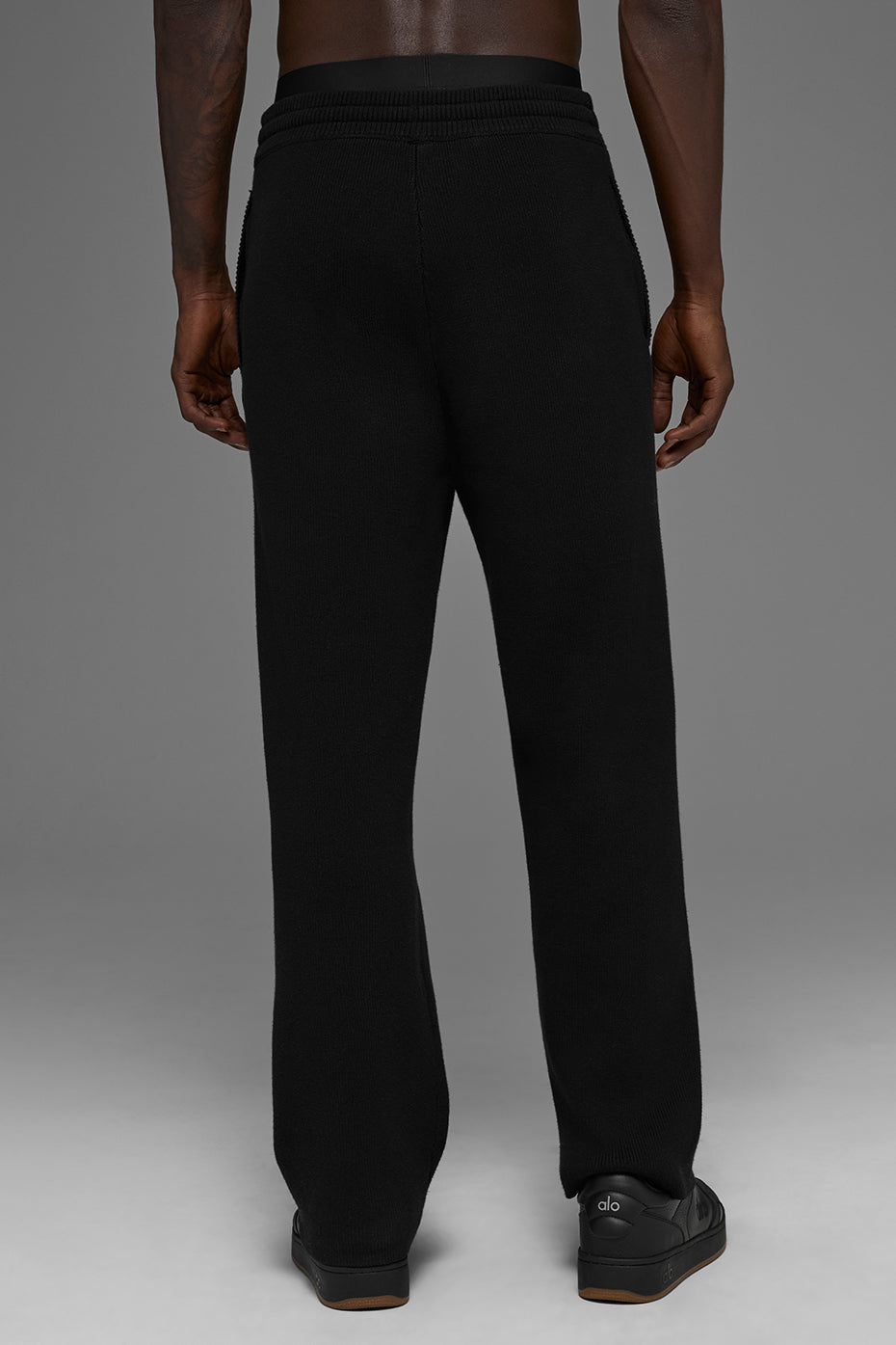 Pantalon De Survêtement Coupe Droite Scholar - Noir
