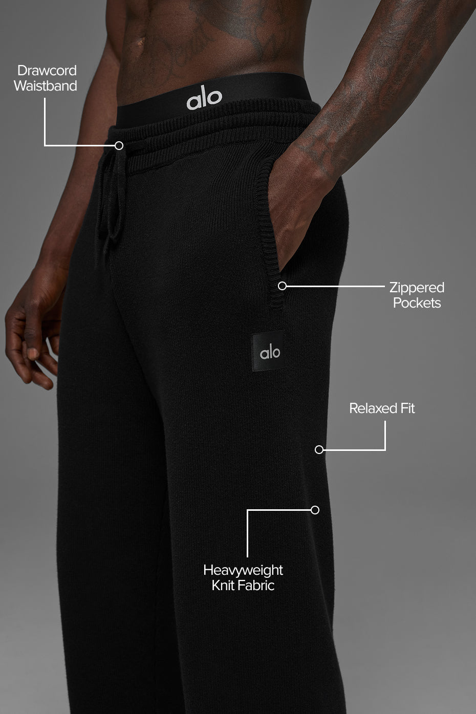 Pantalon De Survêtement Coupe Droite Scholar - Noir