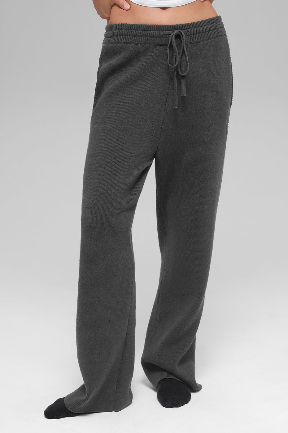 Pantalon De Survêtement Coupe Droite Scholar - Anthracite