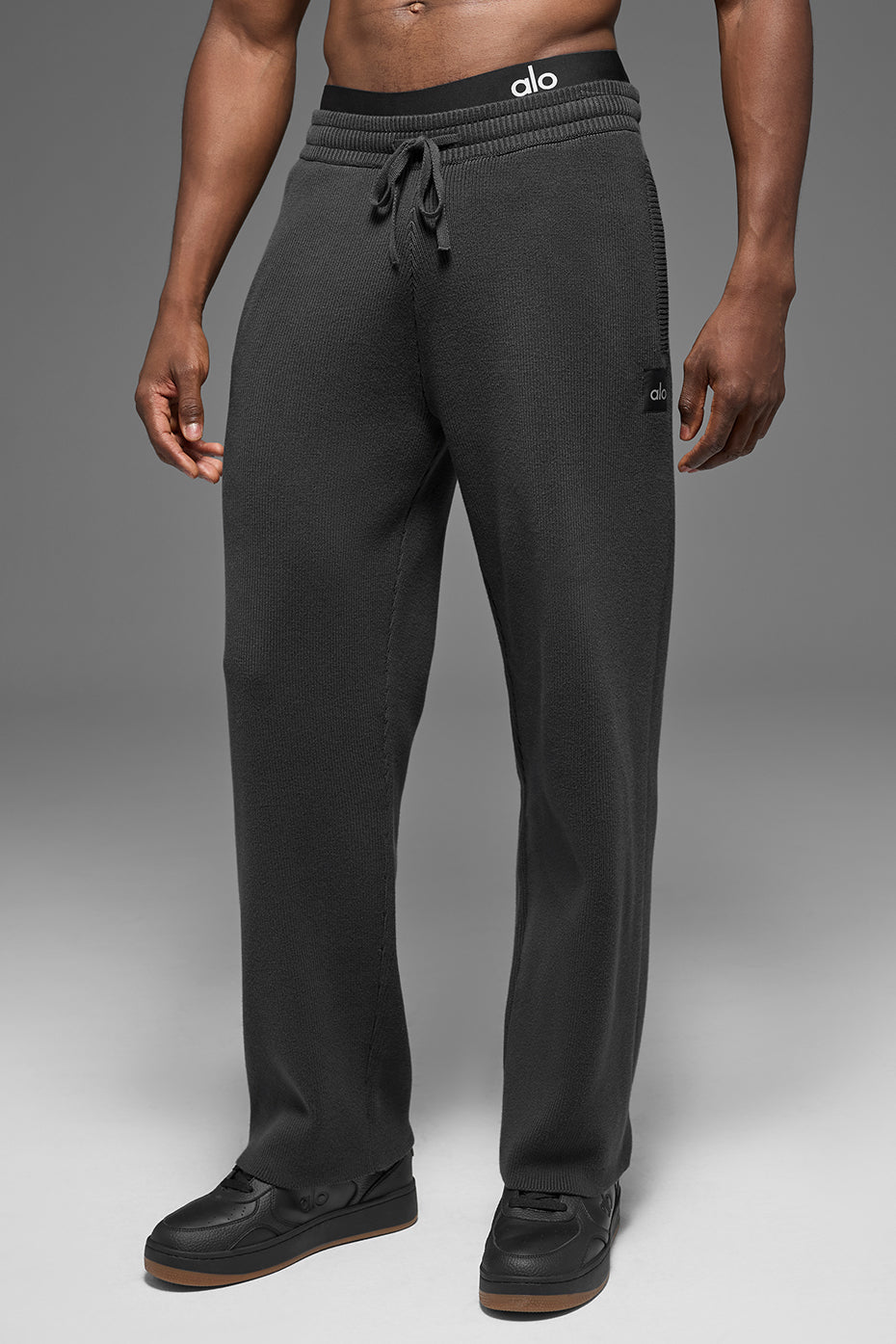Pantalon De Survêtement Coupe Droite Scholar - Anthracite