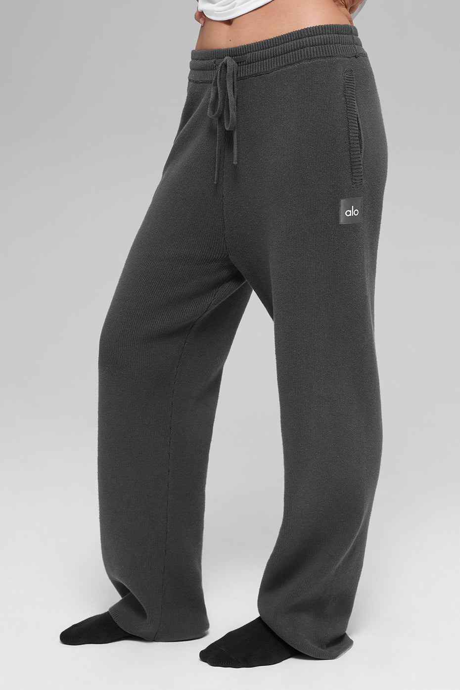 Pantalon De Survêtement Coupe Droite Scholar - Anthracite