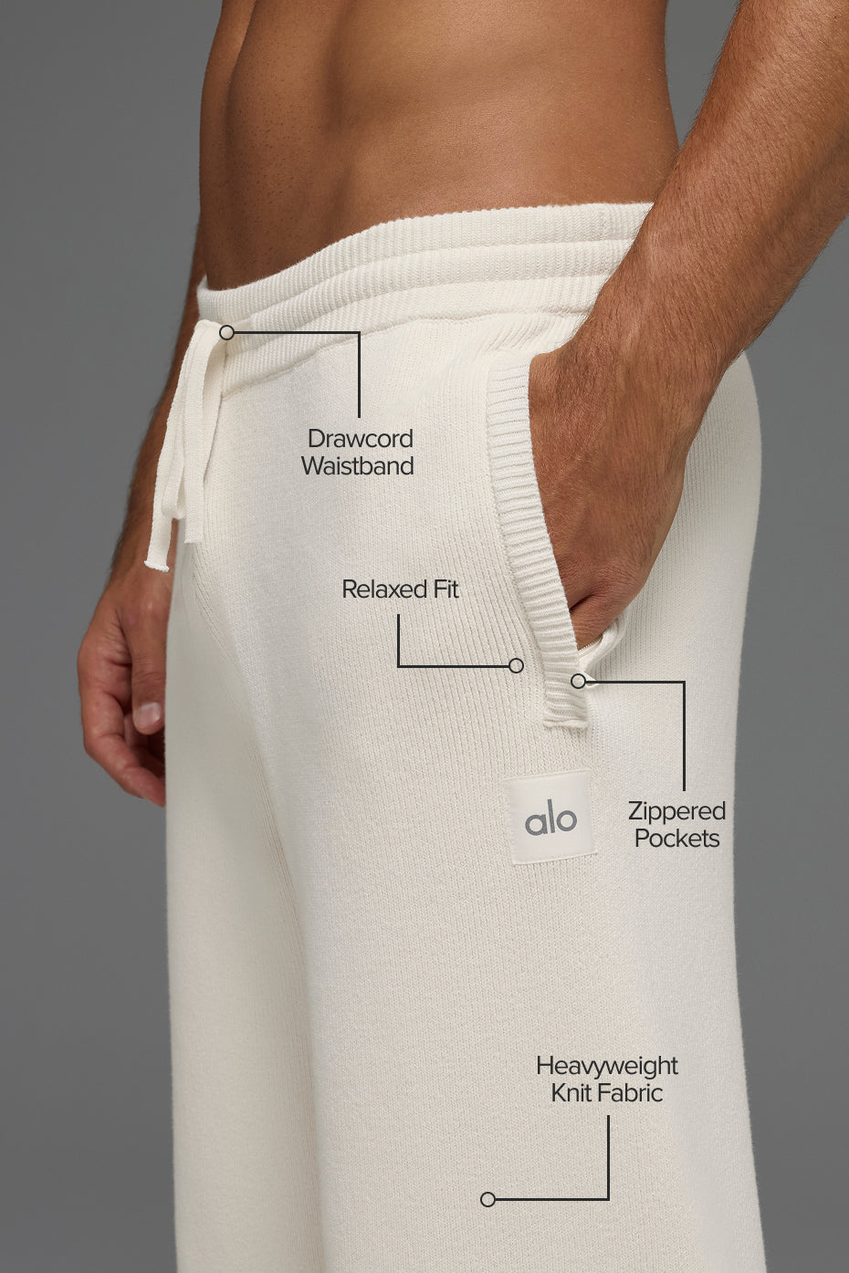 Pantalon De Survêtement Coupe Droite Scholar - Ivory
