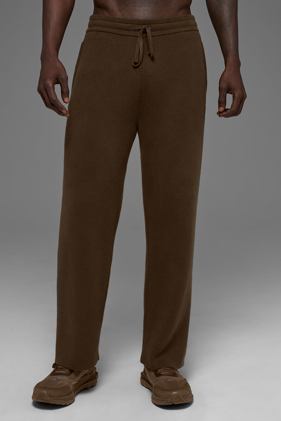 Pantalon De Survêtement Coupe Droite Scholar - Espresso