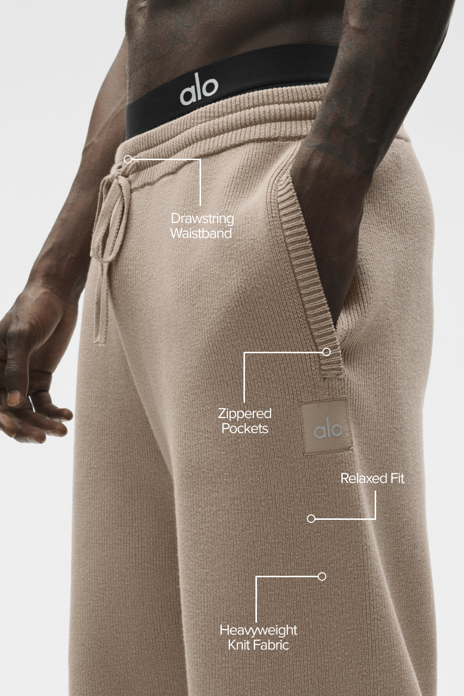 Pantalon De Survêtement Coupe Droite Scholar - Gravel