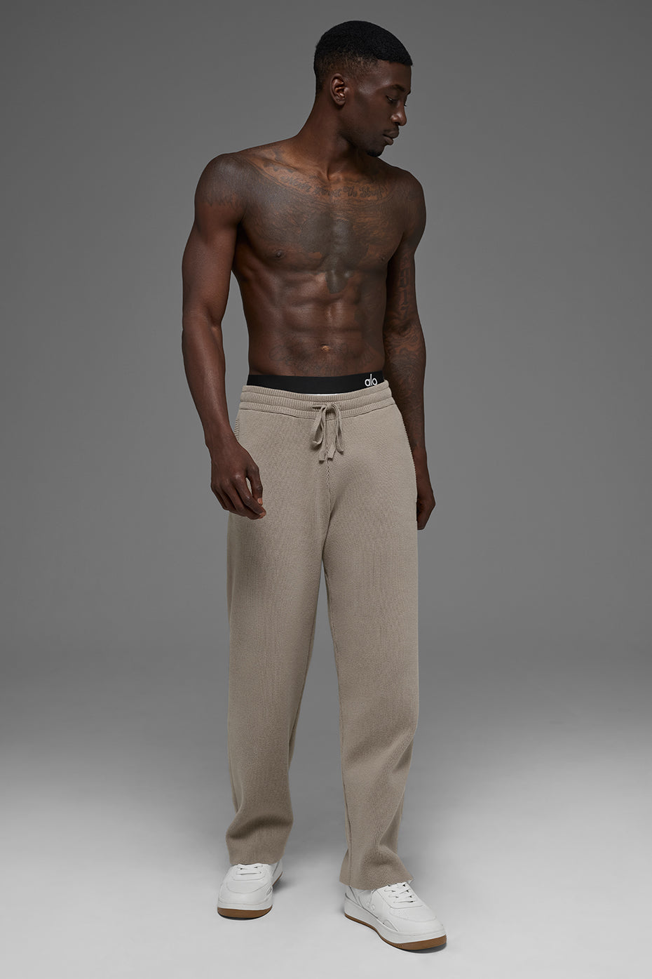 Pantalon De Survêtement Coupe Droite Scholar - Light Cocoa