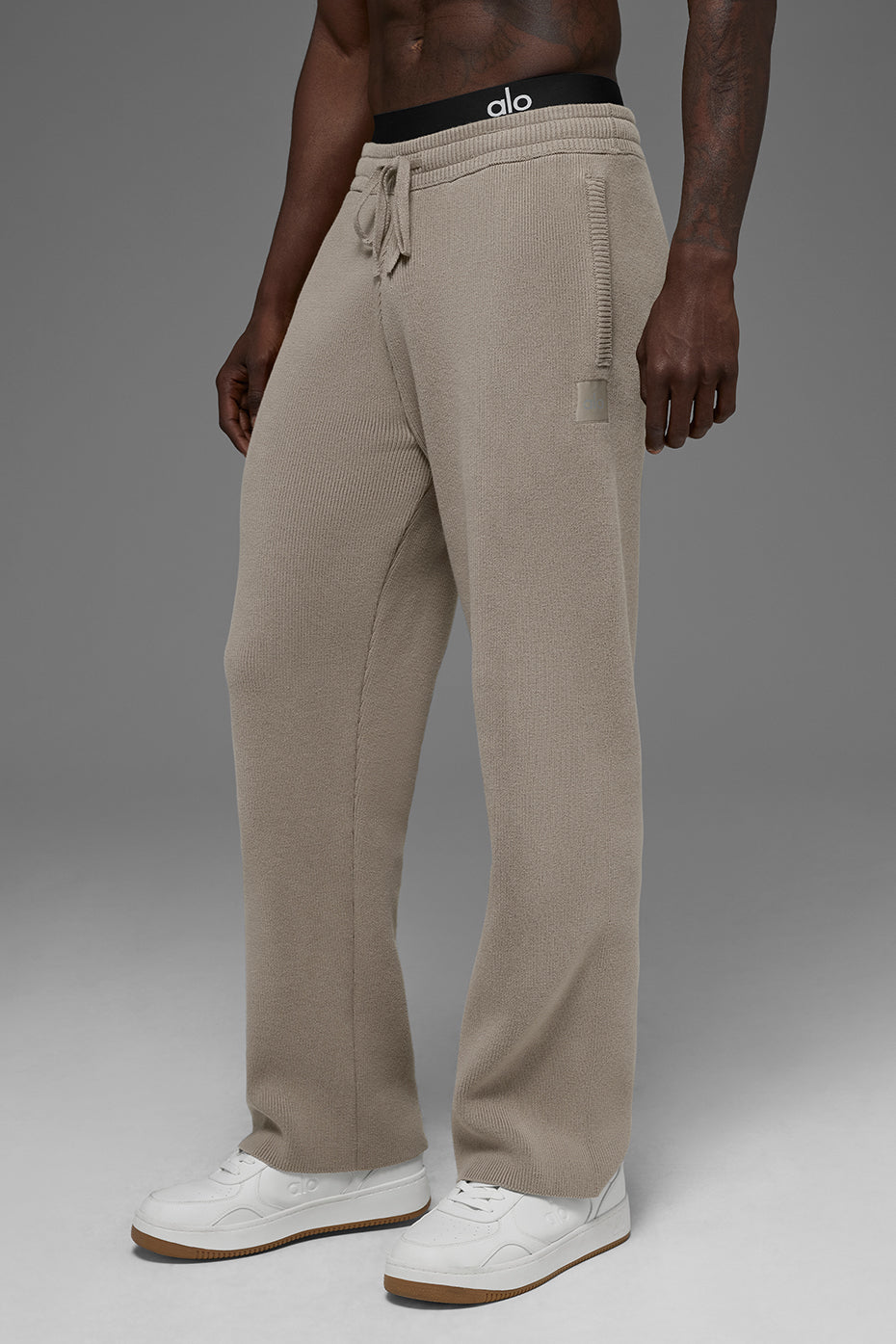 Pantalon De Survêtement Coupe Droite Scholar - Light Cocoa