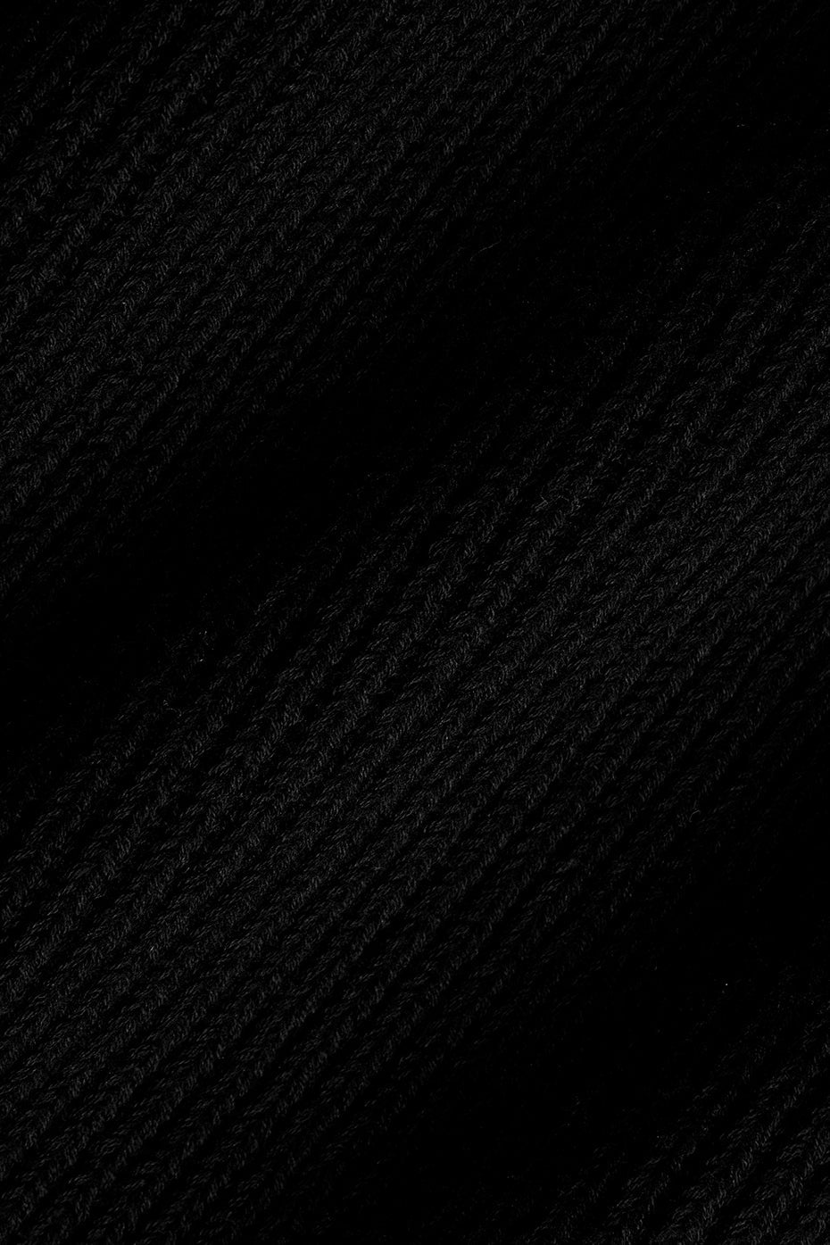 Pantalon De Survêtement En Maille Côtelée Domain - Noir