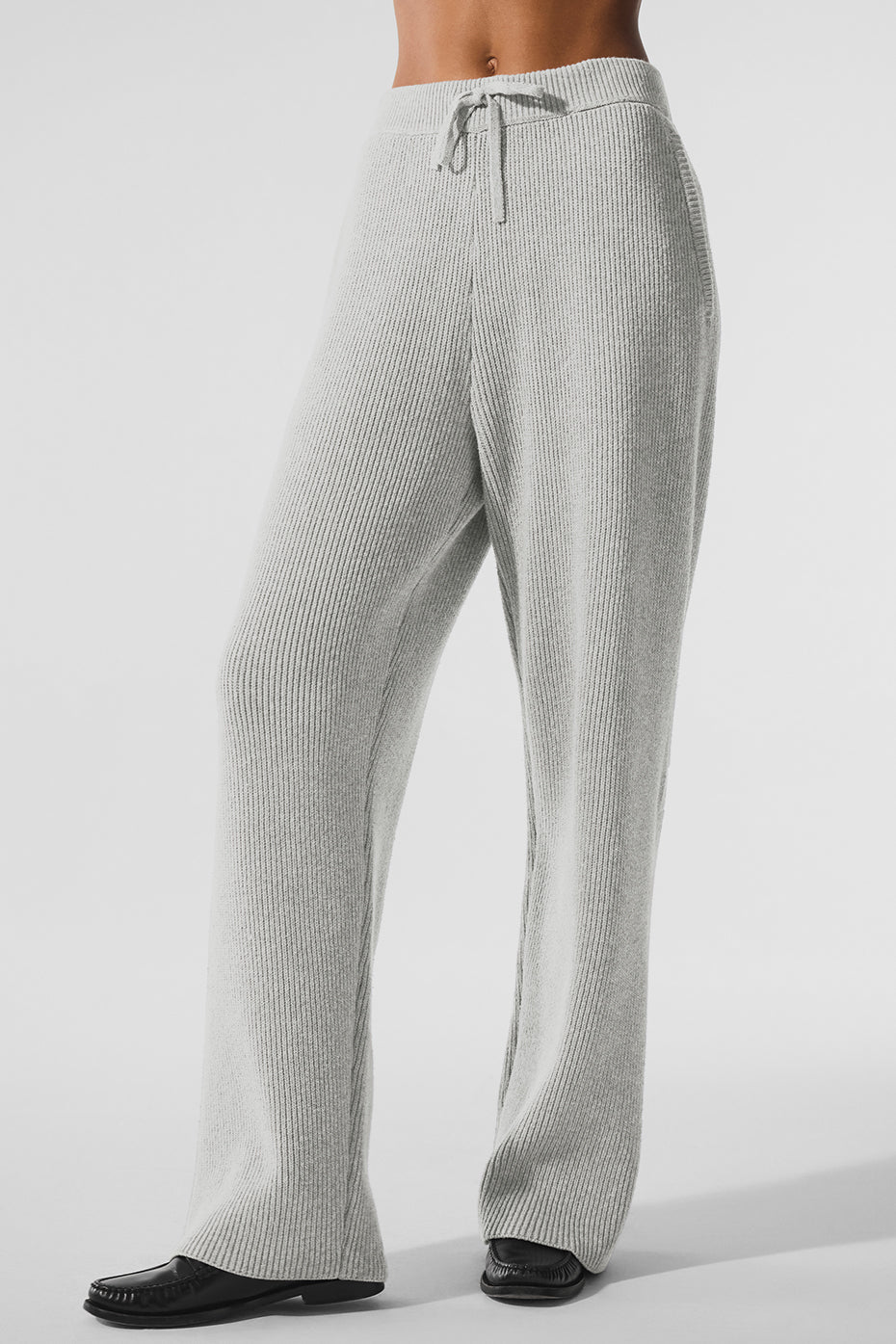 Pantalon De Survêtement En Maille Côtelée Domain - Athletic Heather Grey