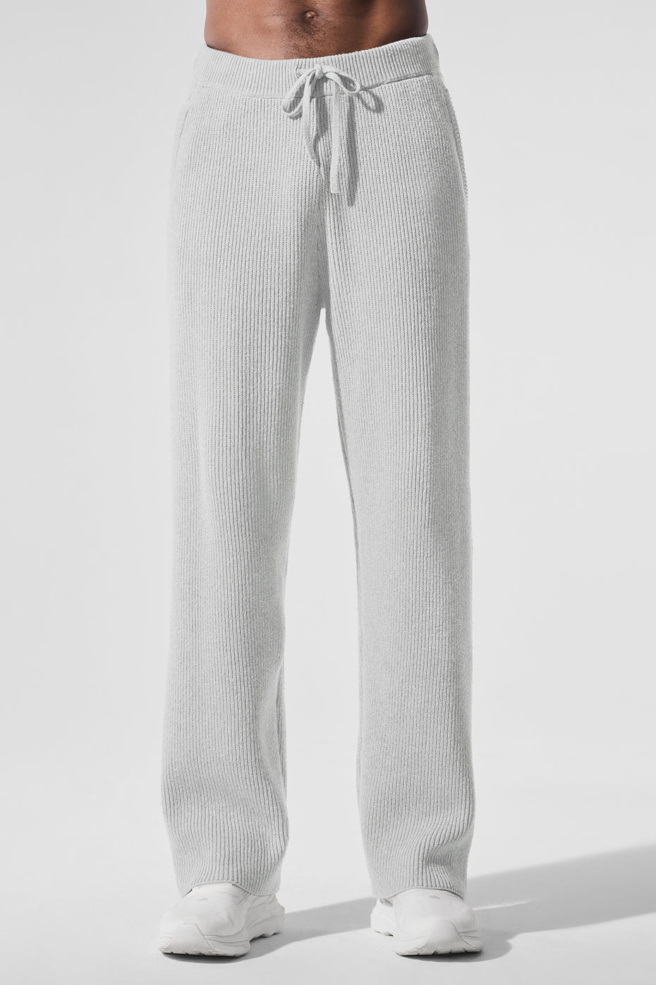 Pantalon De Survêtement En Maille Côtelée Domain - Athletic Heather Grey