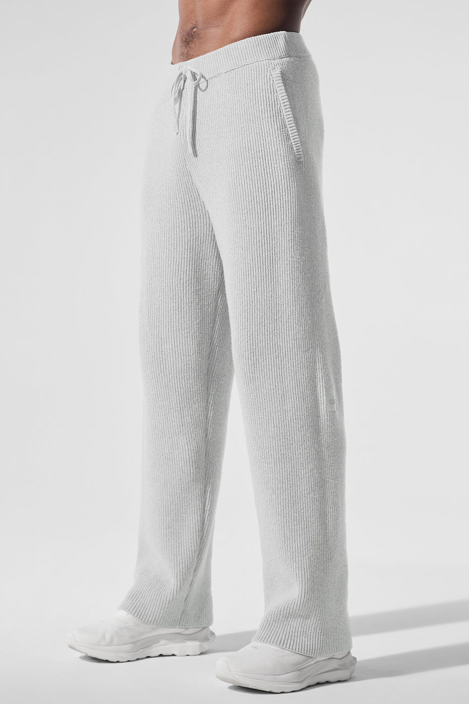 Pantalon De Survêtement En Maille Côtelée Domain - Athletic Heather Grey