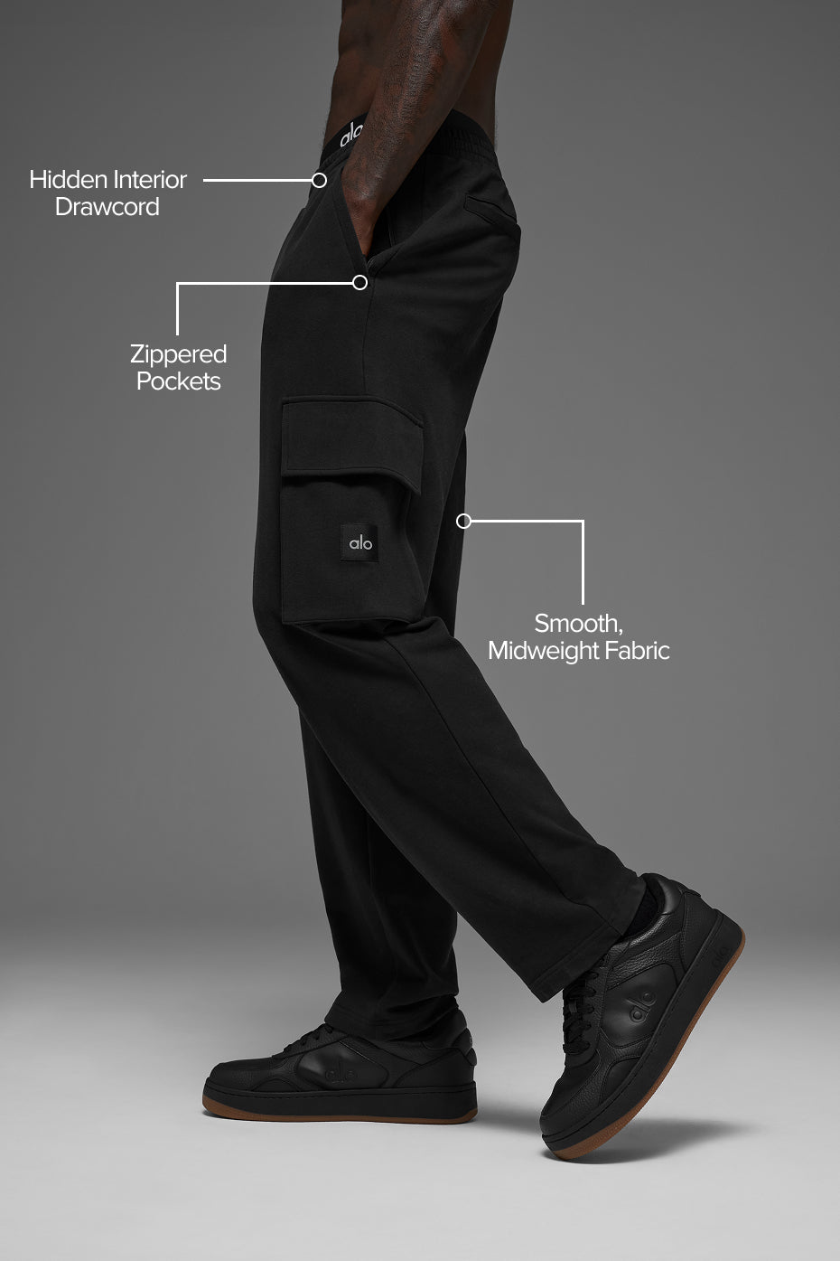 Pantalon Cargo Double Take - Noir