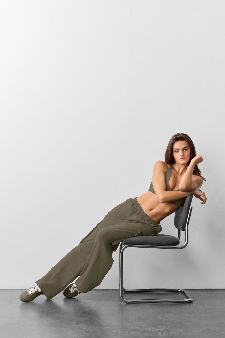 Pantalon Cargo Double Take - Olive Tree