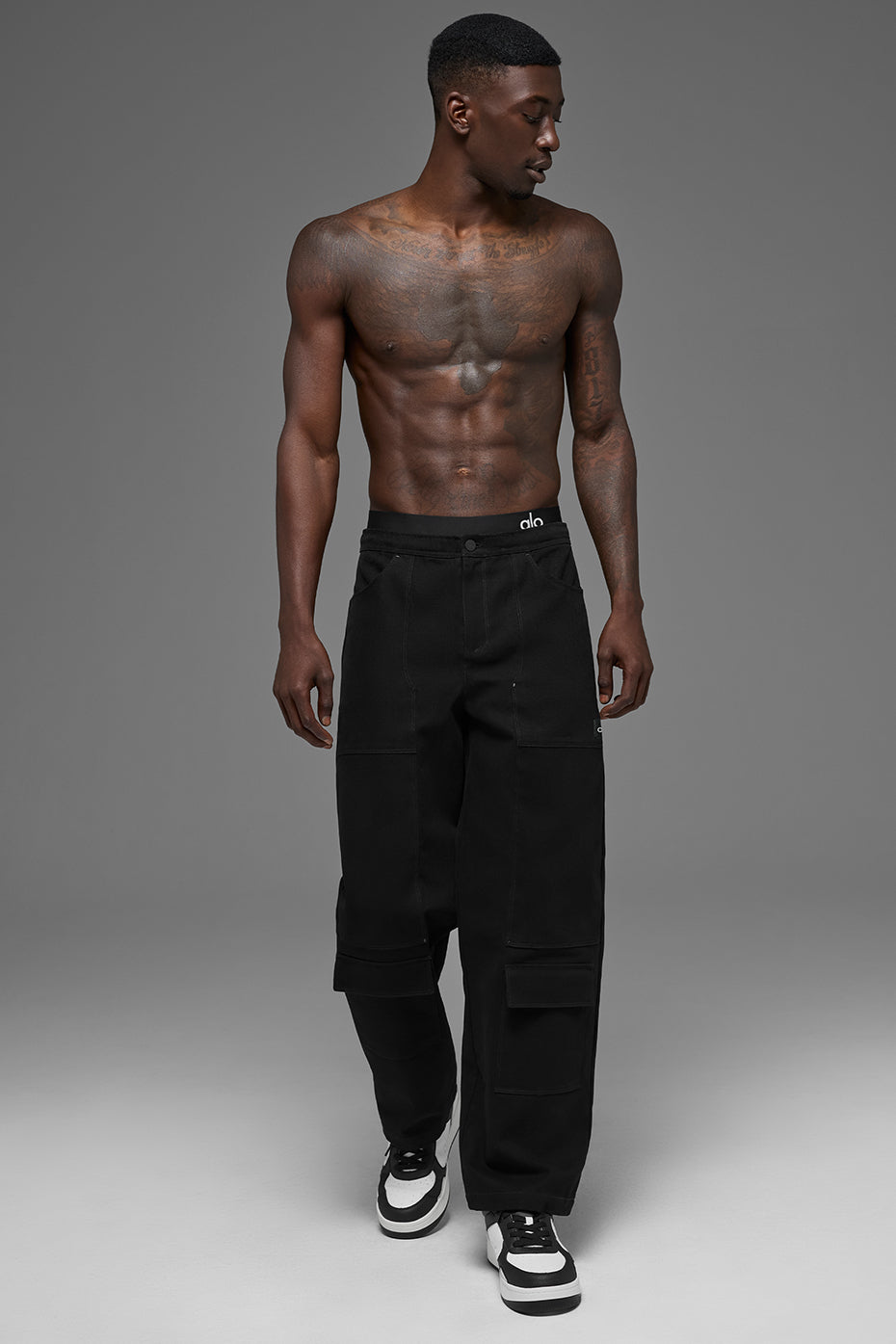Pantalon En Toile De Coton Carpenter - Noir