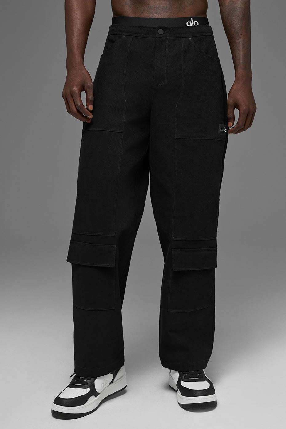 Pantalon En Toile De Coton Carpenter - Noir