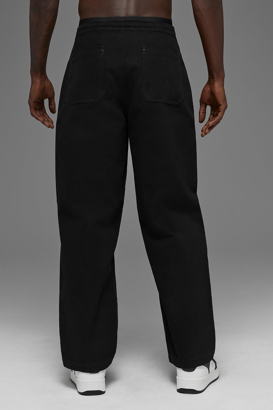 Pantalon En Toile De Coton Carpenter - Noir