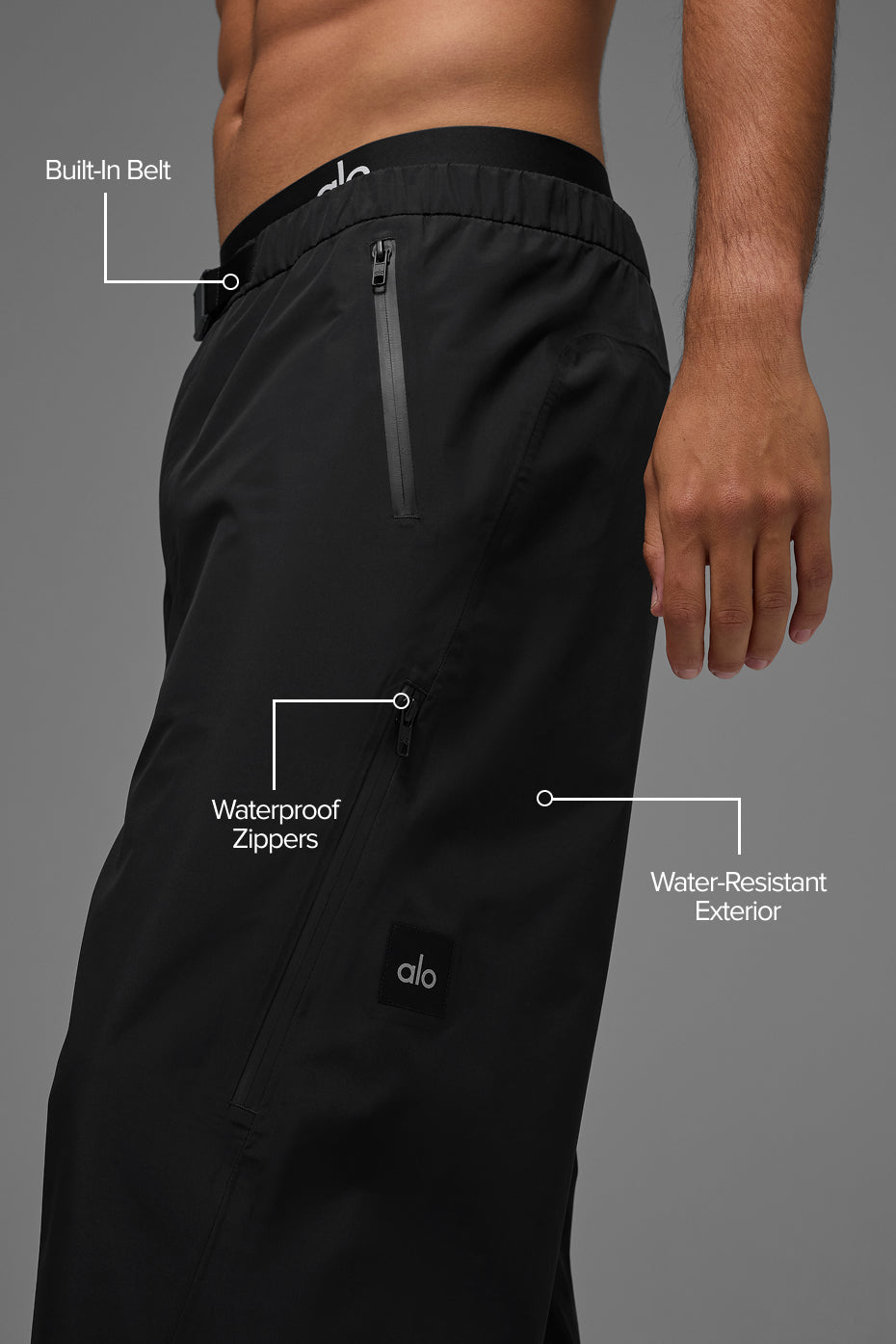 Pantalon Alpha Shell - Noir