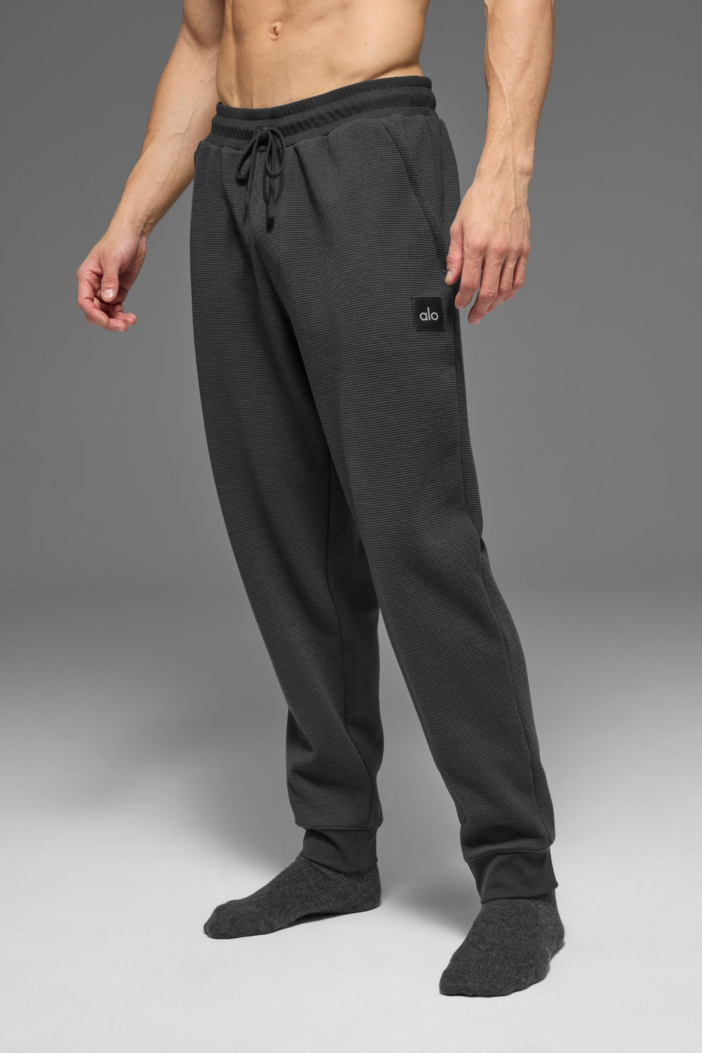 Jogging Gaufré Lounge - Anthracite