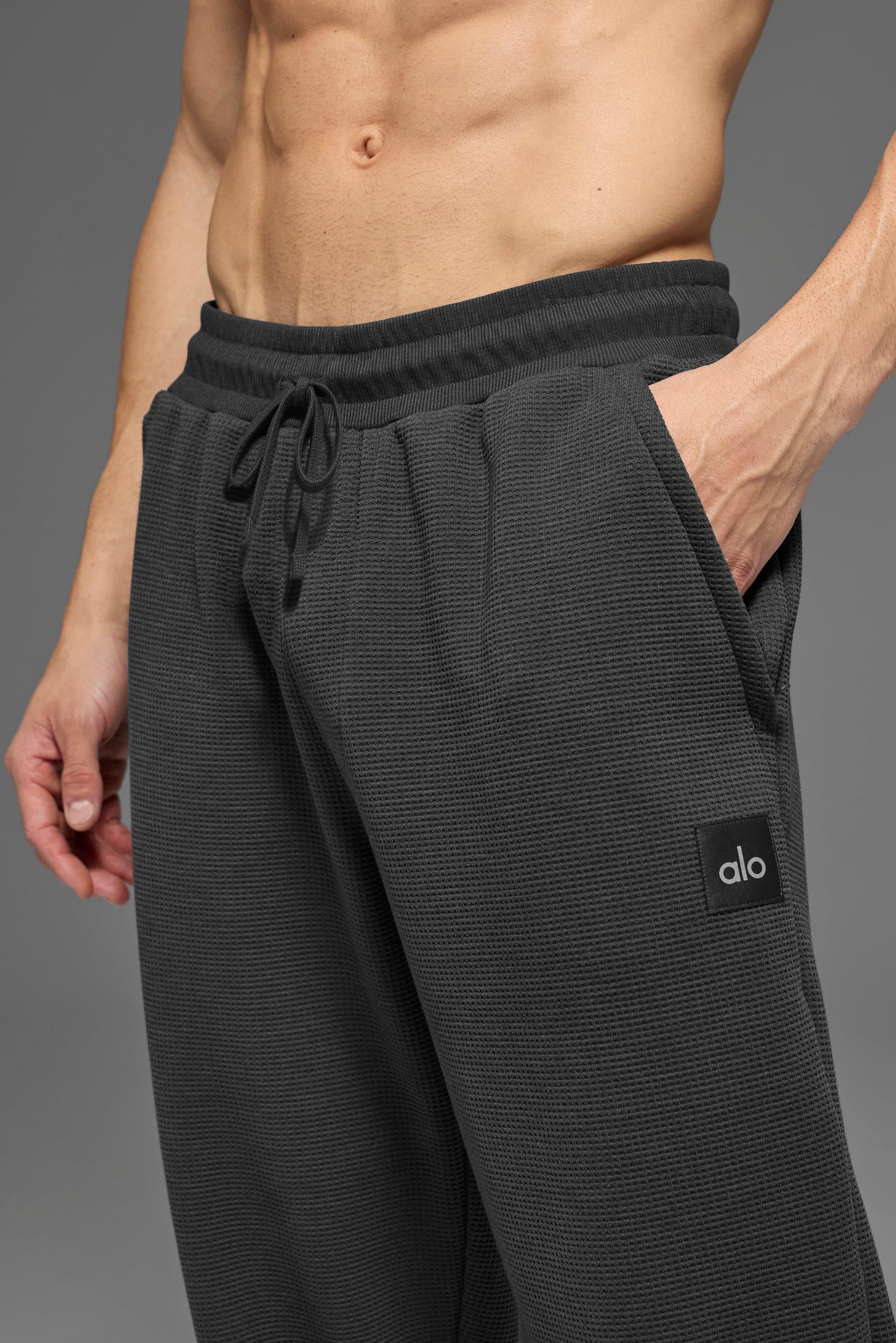 Jogging Gaufré Lounge - Anthracite