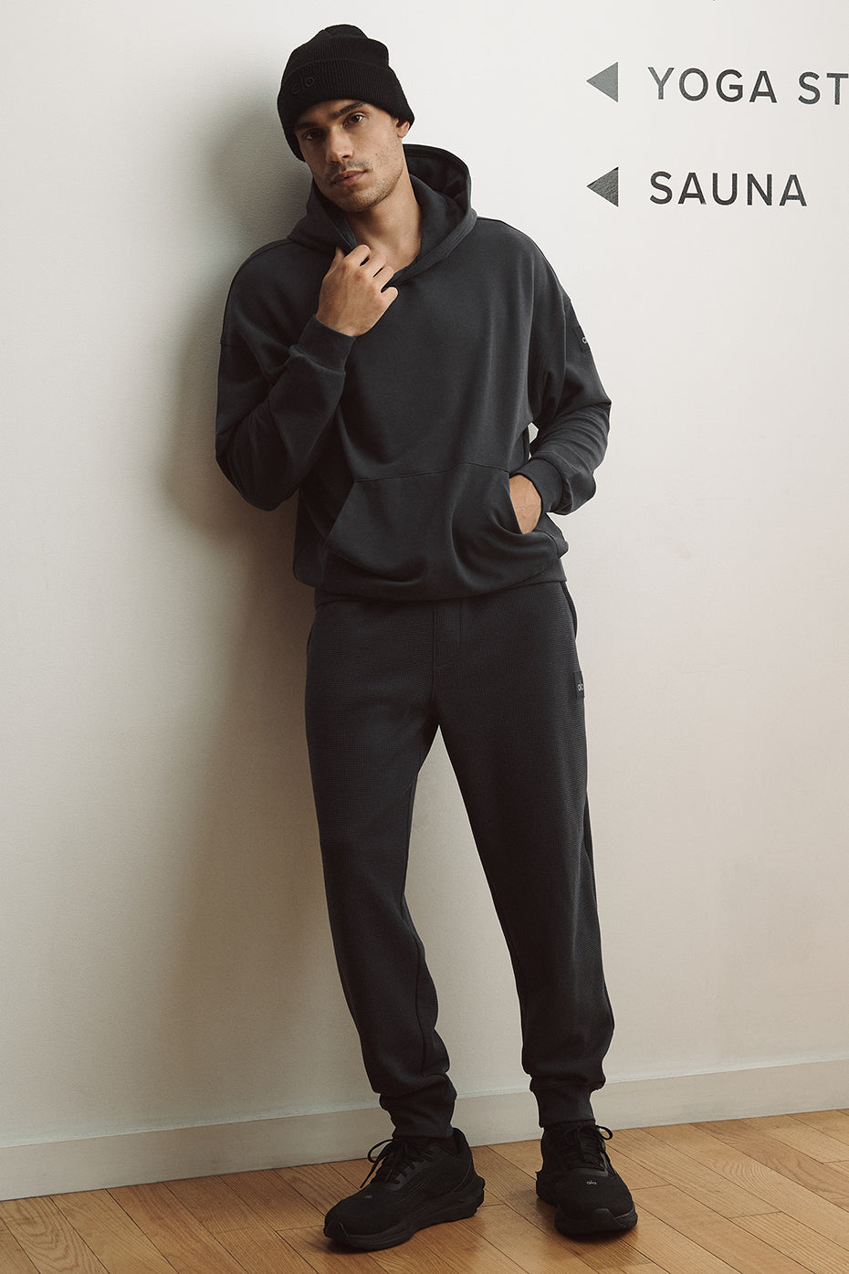 Jogging Gaufré Lounge - Anthracite