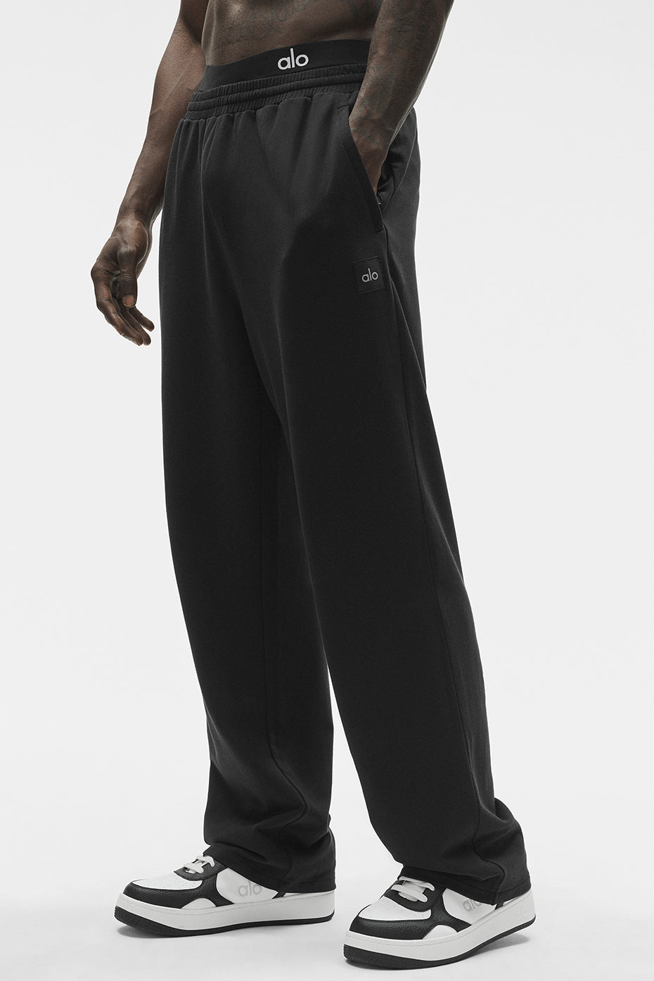 Pantalon Coupe Droite Double Take - Noir