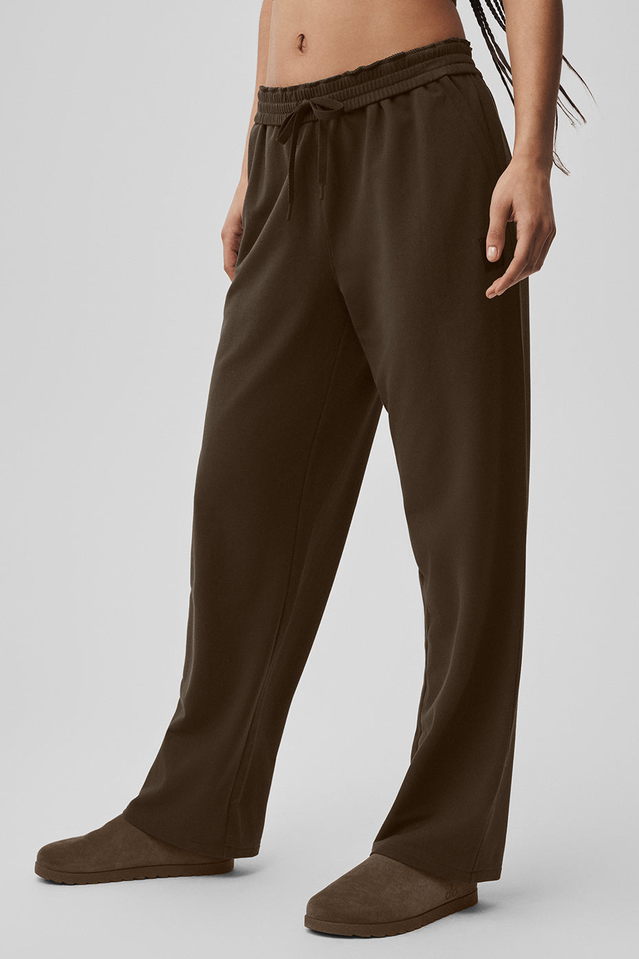 Pantalon Coupe Droite Double Take - Espresso