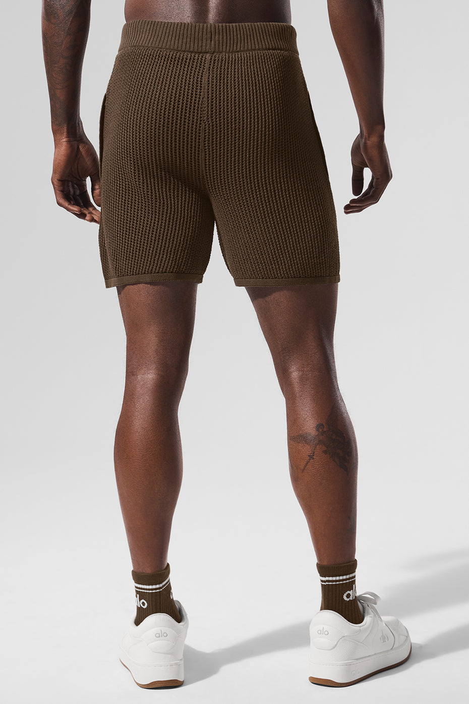 Short En Maille Ajourée - Espresso
