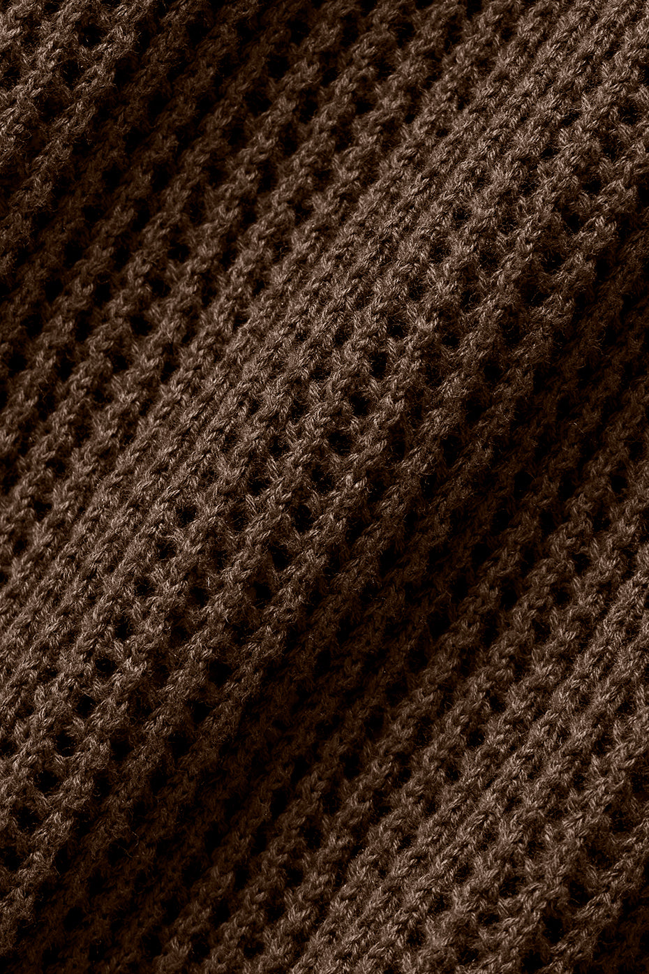 Short En Maille Ajourée - Espresso