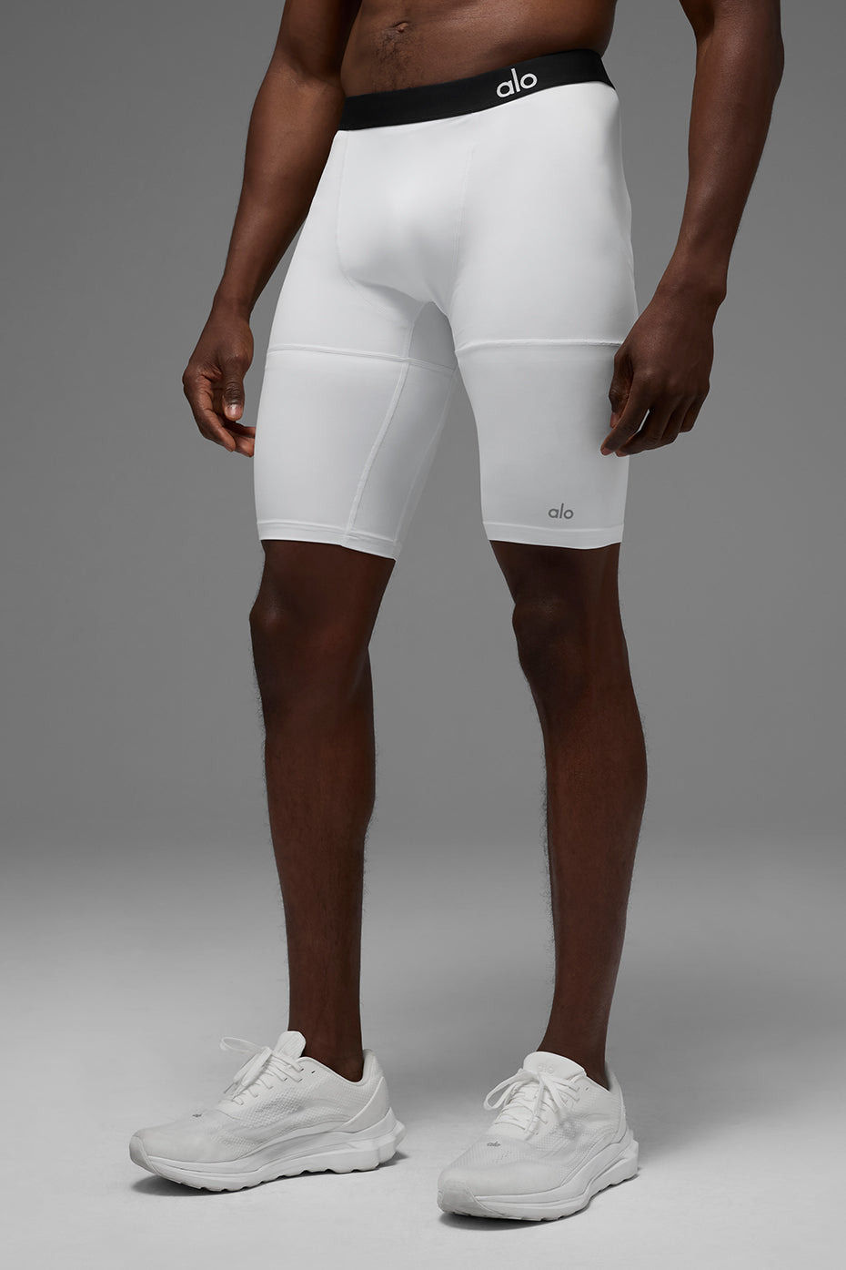 Short de compression de vol 9" - Blanc