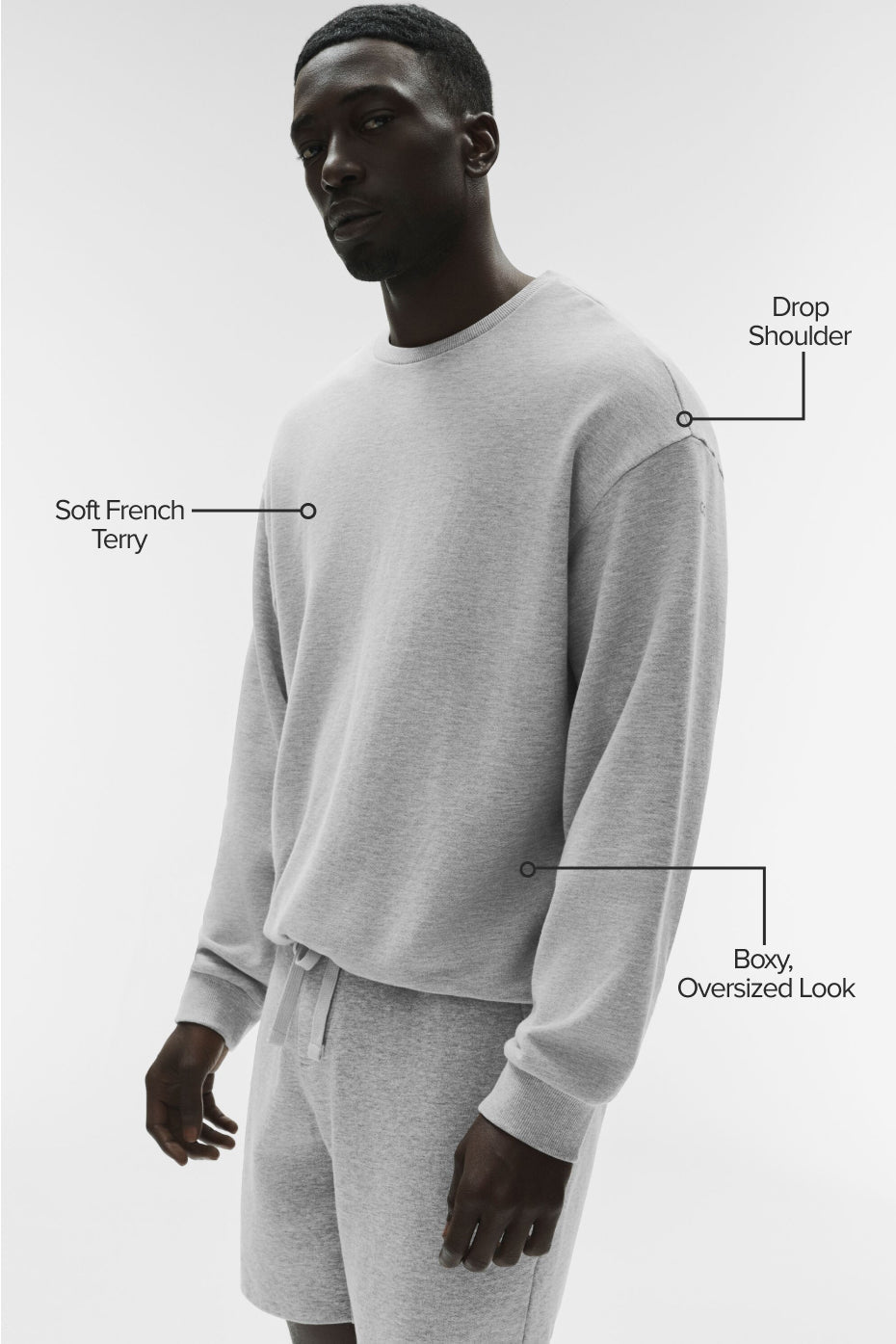 Pull Col Ras-Du-Cou Chill - Athletic Heather Grey