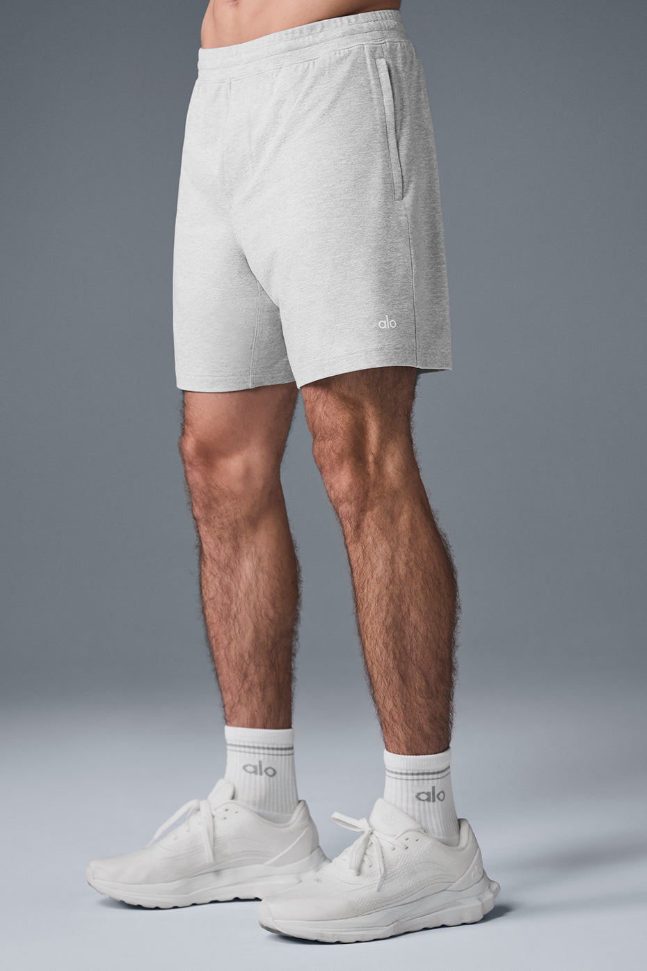 Short Performance Conquer React 7" - Athletic Heather Grey