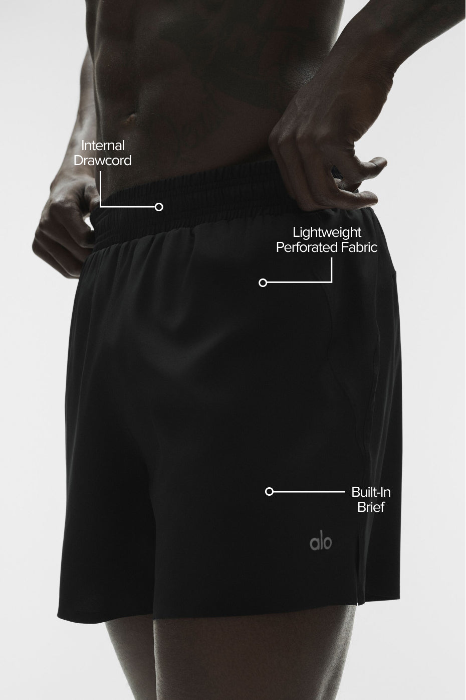 Short De Course Adapt 5" - Noir