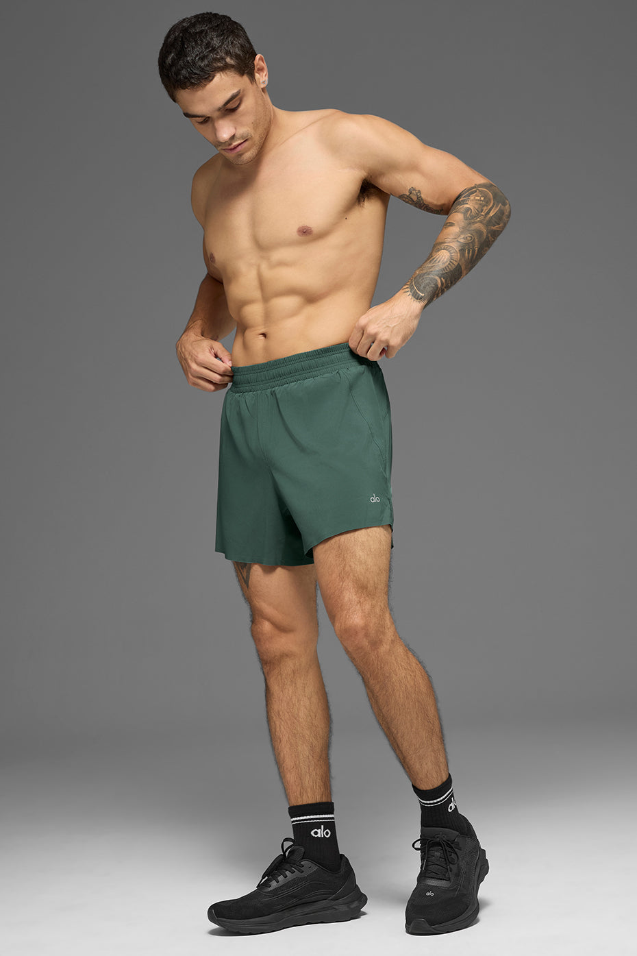 Short de course Adapt 5" - Clover Green
