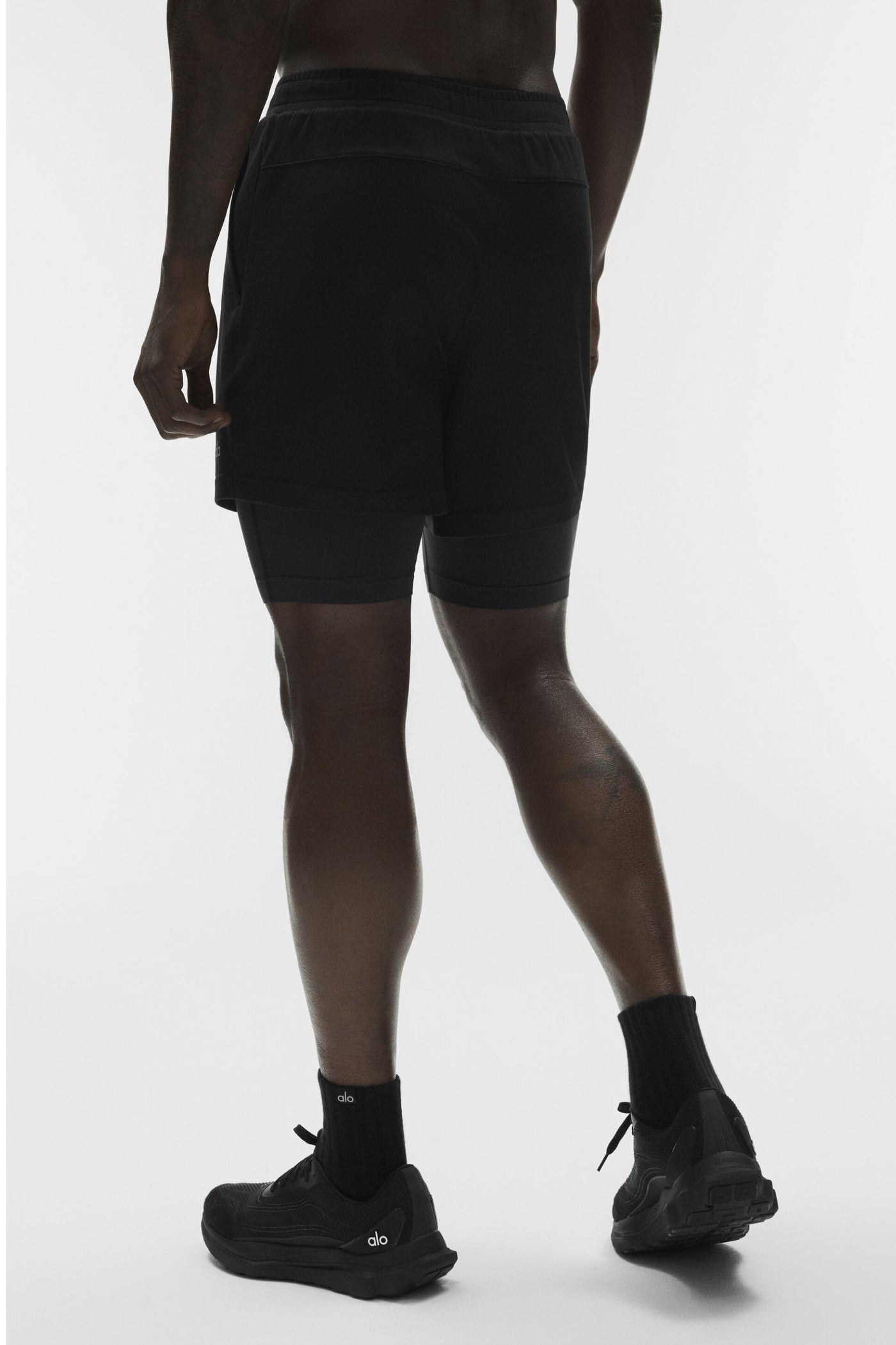 Short Technique 2-En-1 Conquer React - Noir/Noir