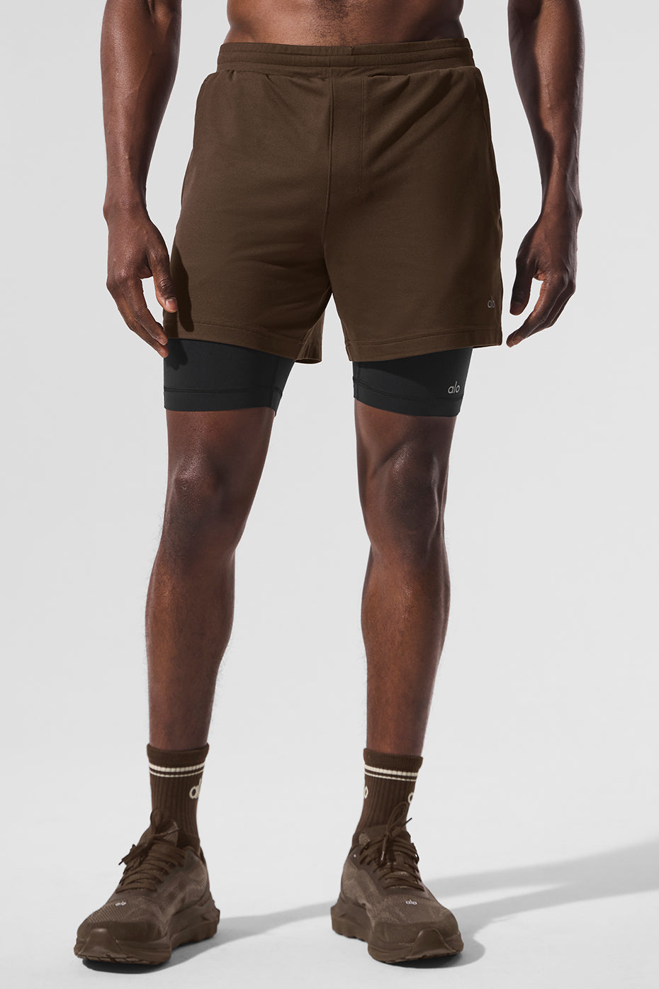 Short Technique 2-En-1 Conquer React - Espresso/Noir