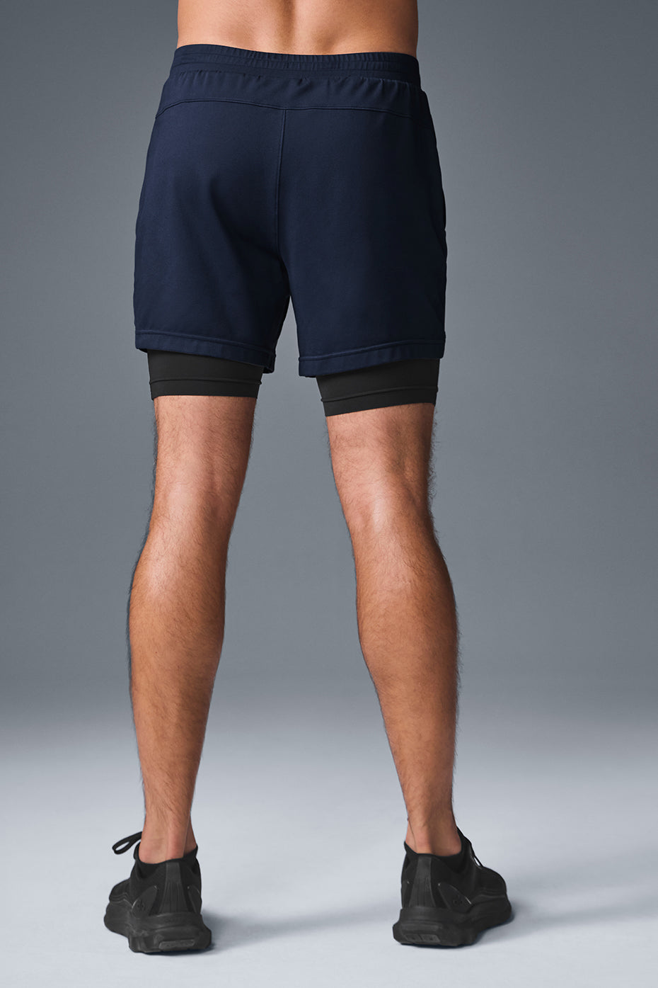 Short Technique 2-En-1 Conquer React - Navy/Noir