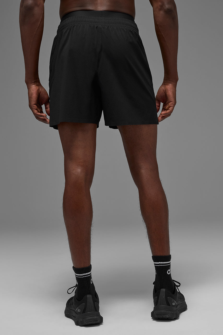 Short de course Traction 5" - Noir