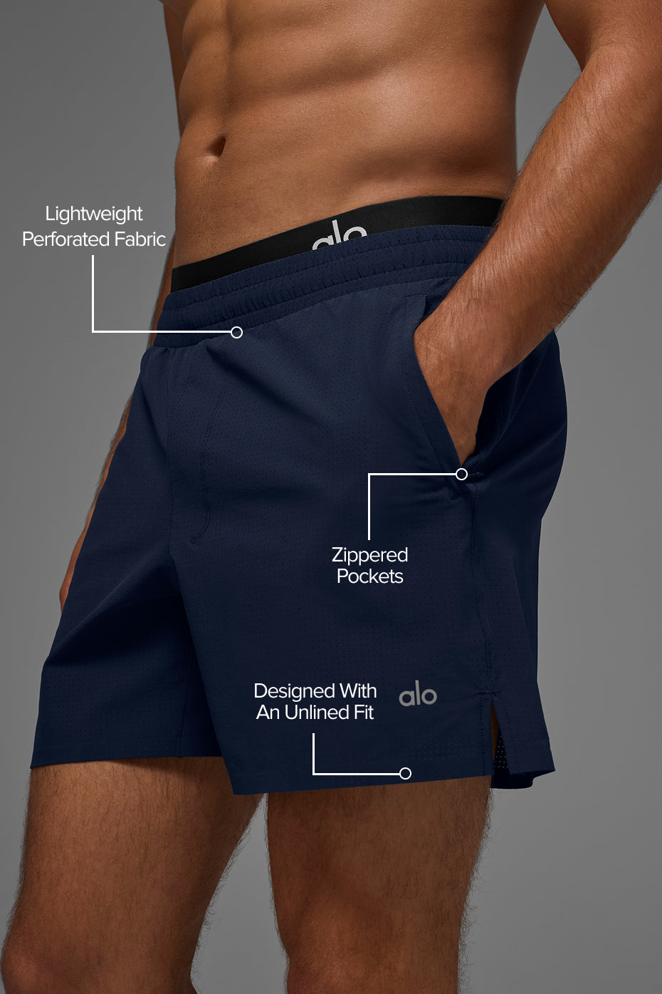 Short De Course Traction 5" - Navy