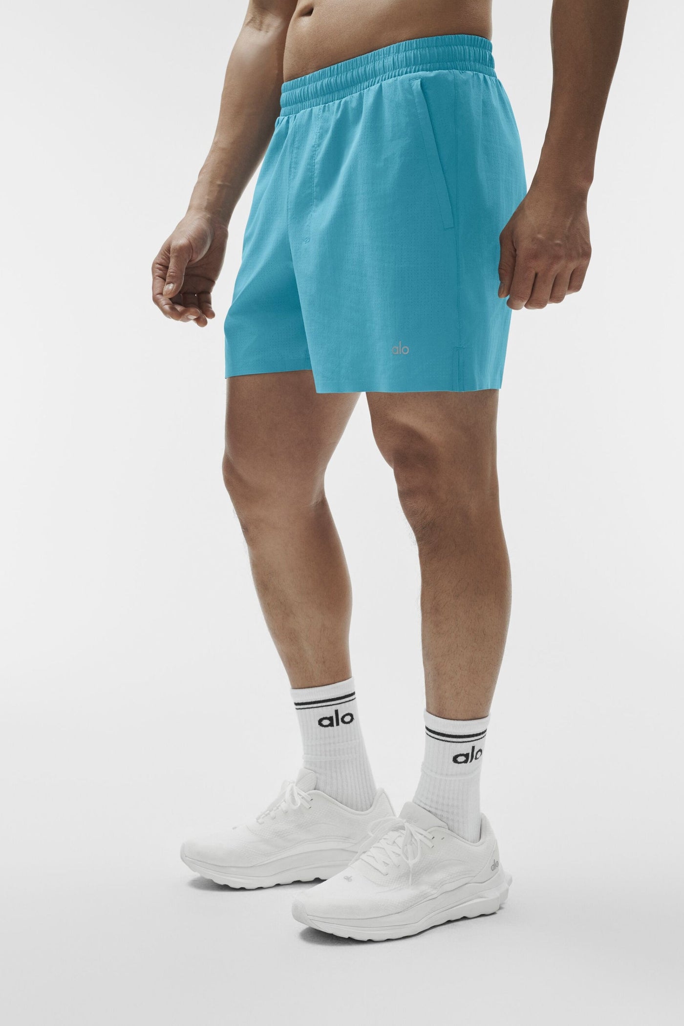 Short de course Traction 5" - Blue Breeze