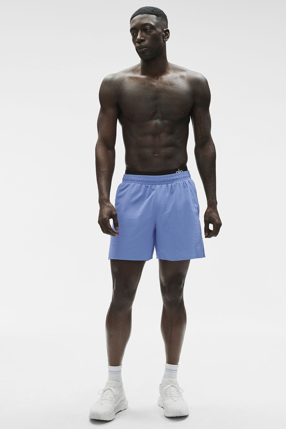Short de course Traction 5" - Bleu Provence