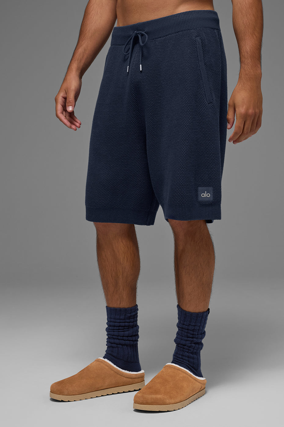 Short En Maille Sports Club 7" - Navy