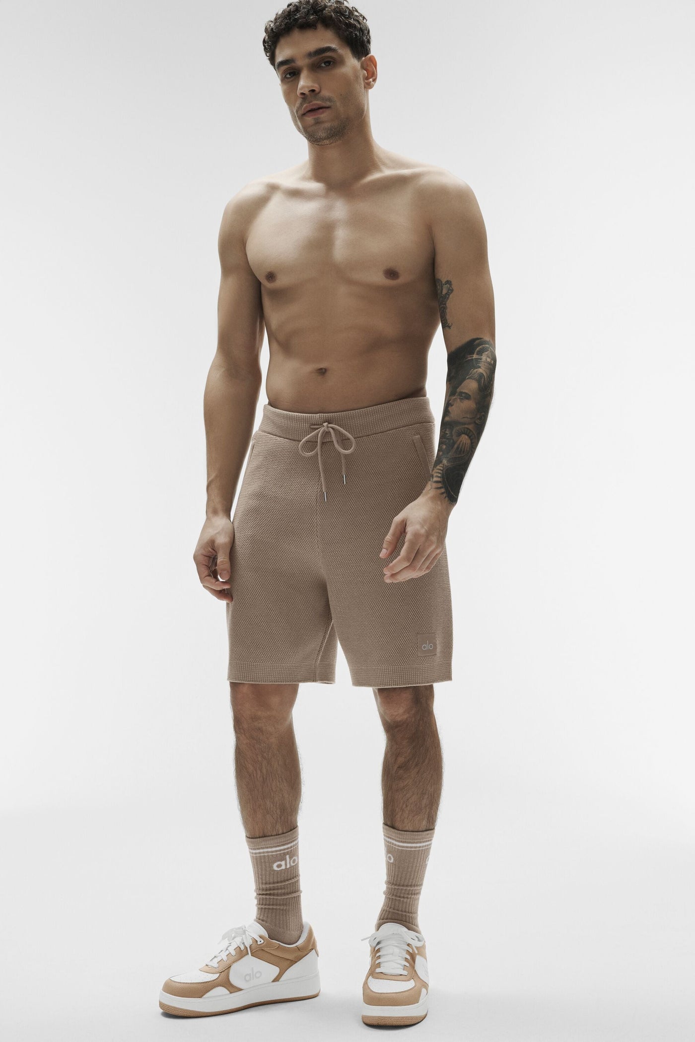 Short en maille Sports Club 7" - Gravel