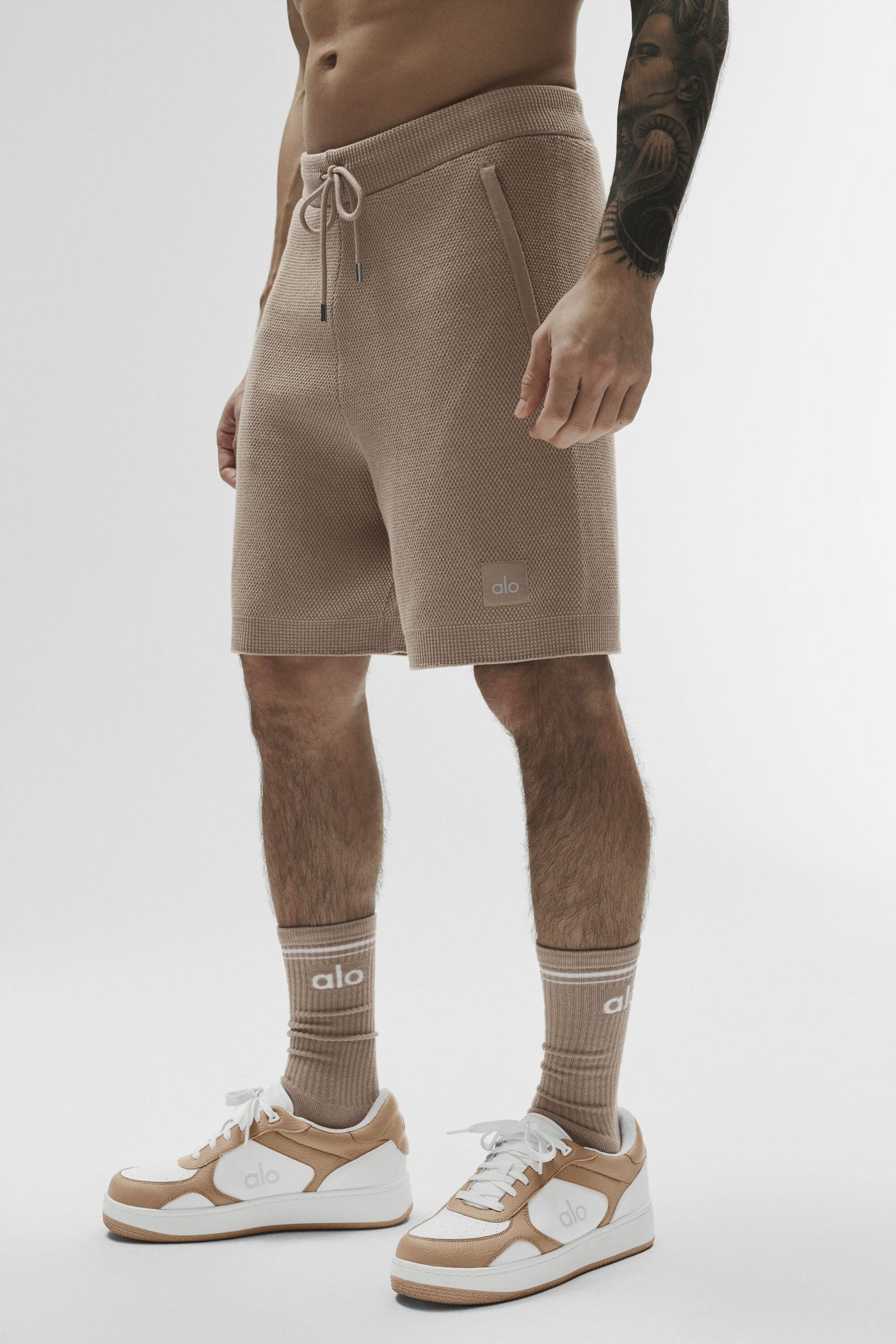 Short en maille Sports Club 7" - Gravel