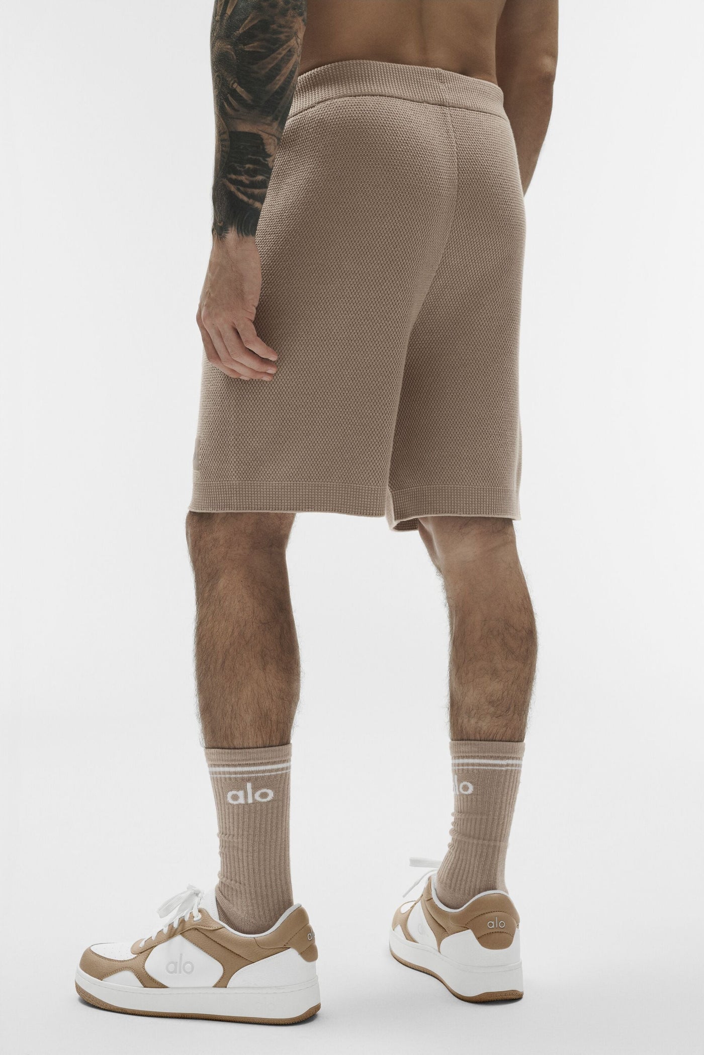 Short en maille Sports Club 7" - Gravel