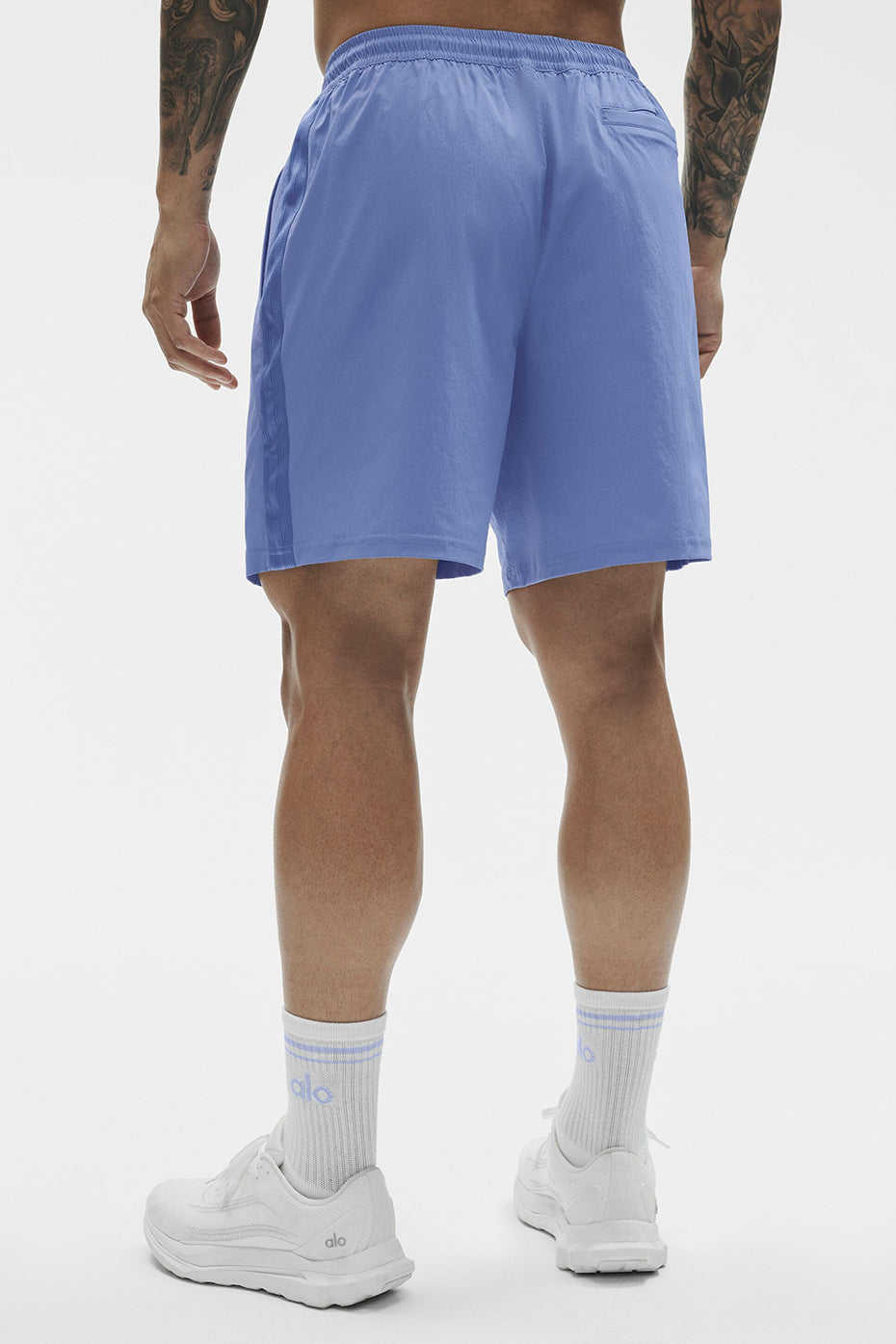 Short de surf High Tide 7" - Bleu Provence