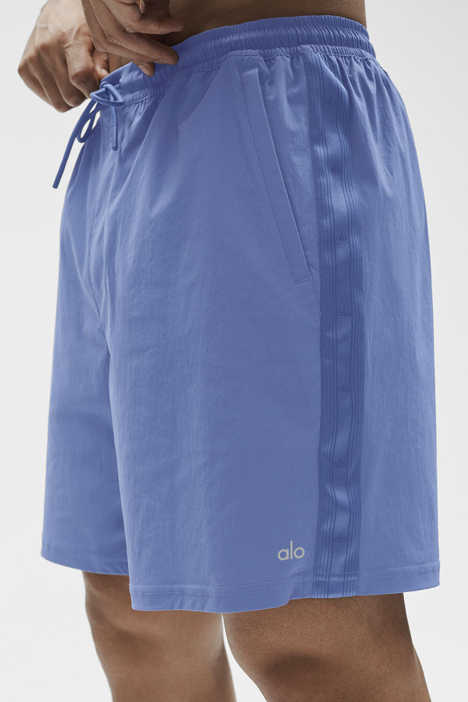 Short de surf High Tide 7" - Bleu Provence