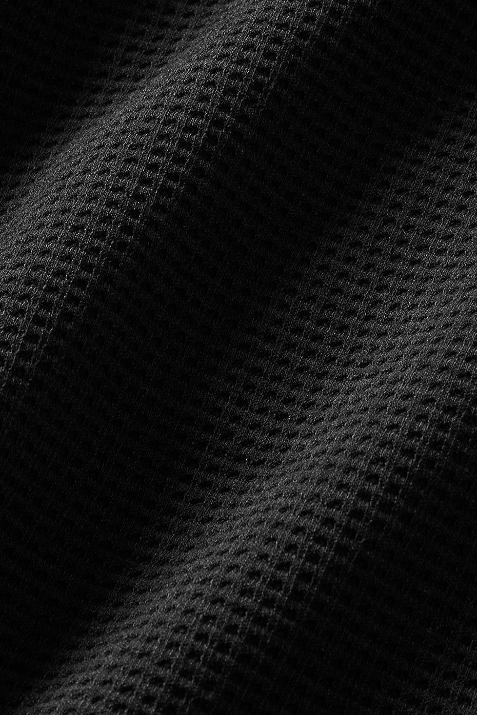 Short confort gaufré 7" - Noir