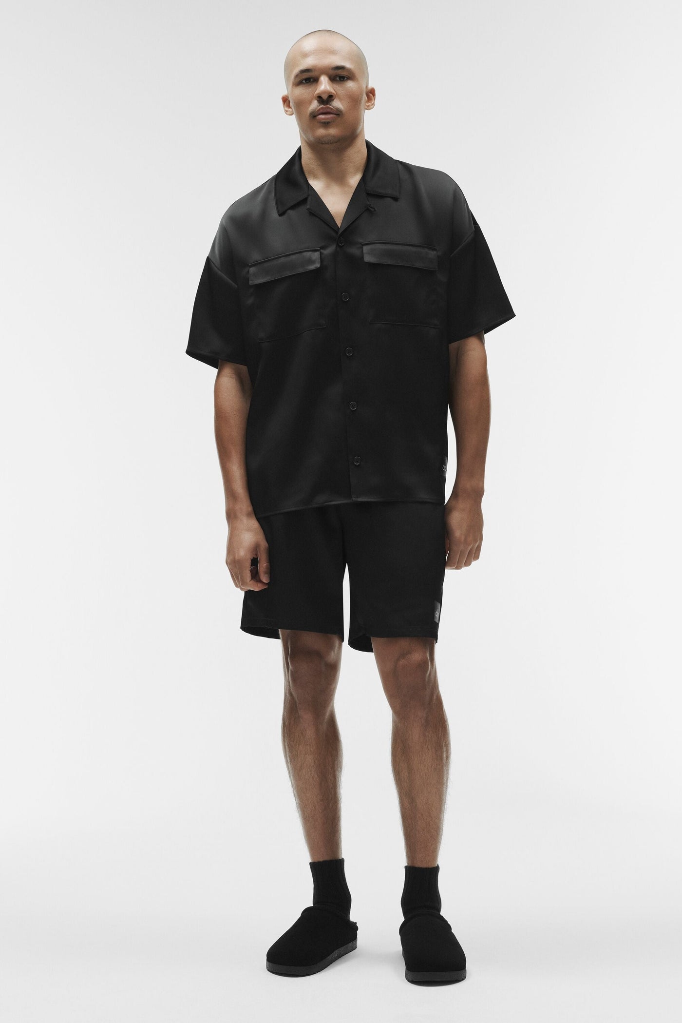 Short Horizon 7" en satin - Noir