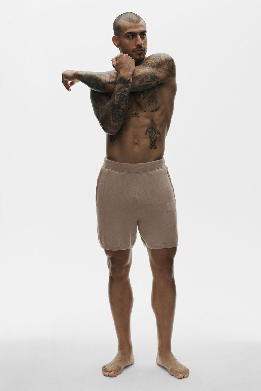 Short Ever Soft 7" en cachemire et coton - Gravel