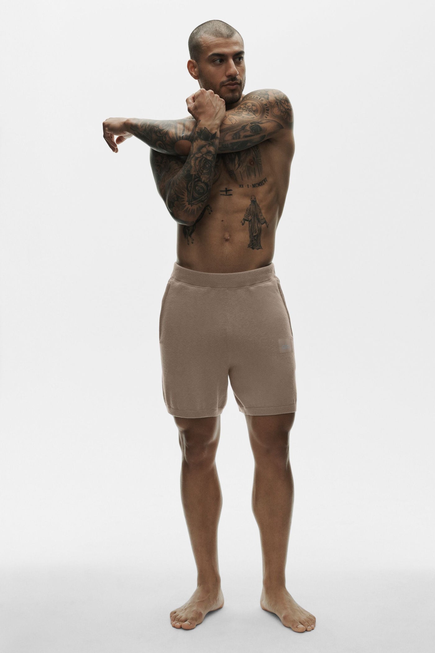 Short Ever Soft 7" en cachemire et coton - Gravel
